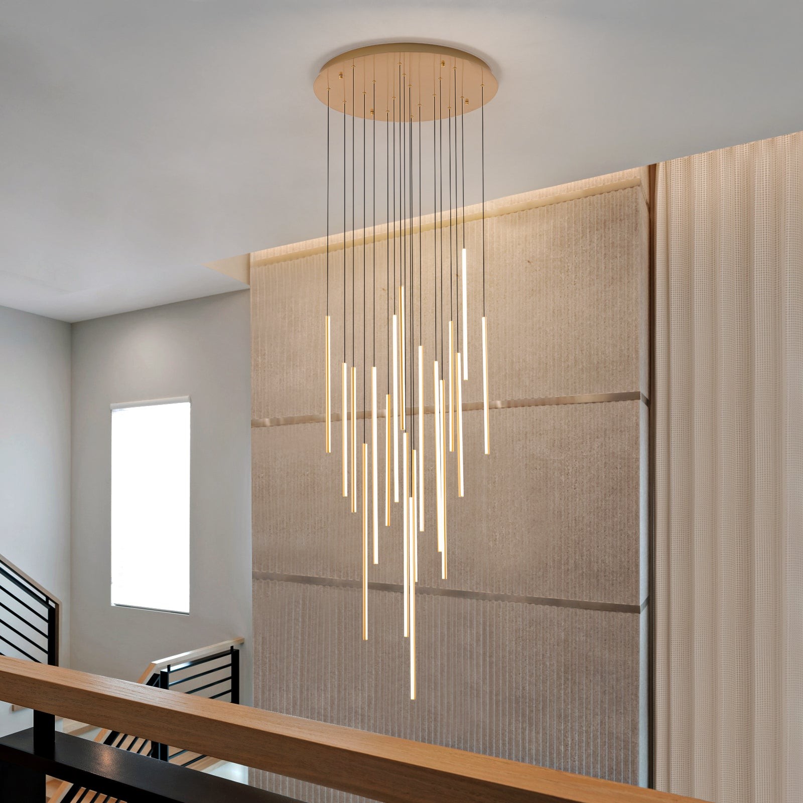 Rory Modern Cluster Cylinder Led Pendant Light