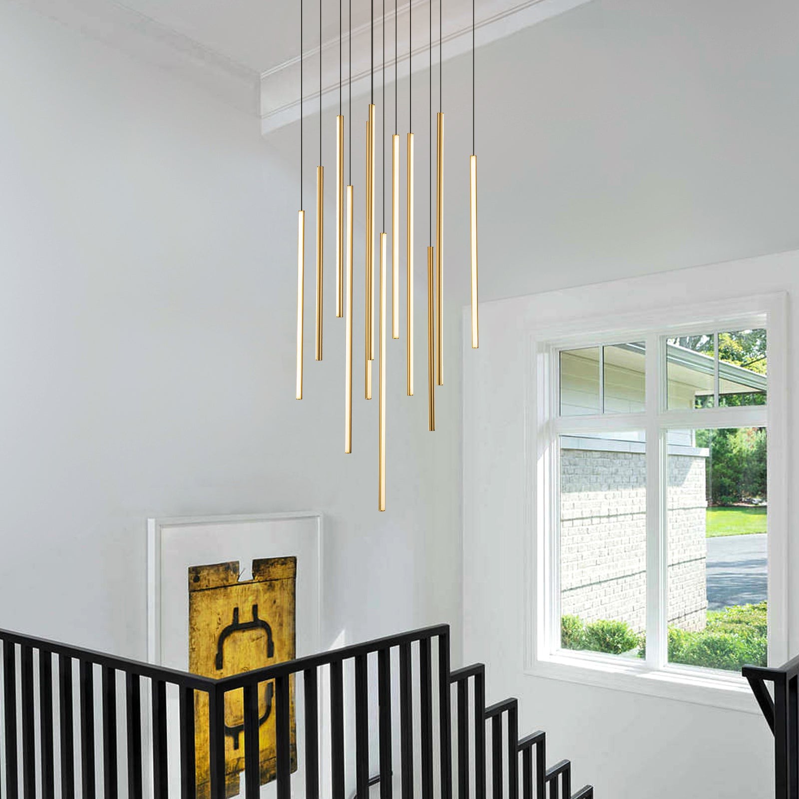 Rory Modern Cluster Cylinder Led Pendant Light