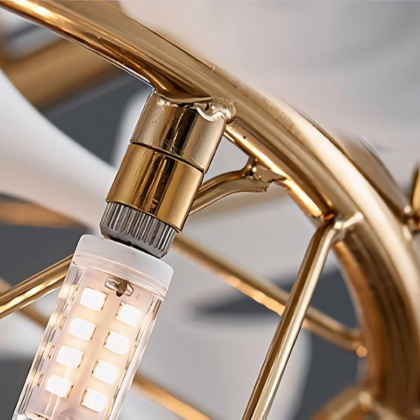 Talia Post Modern Petal Chandelier