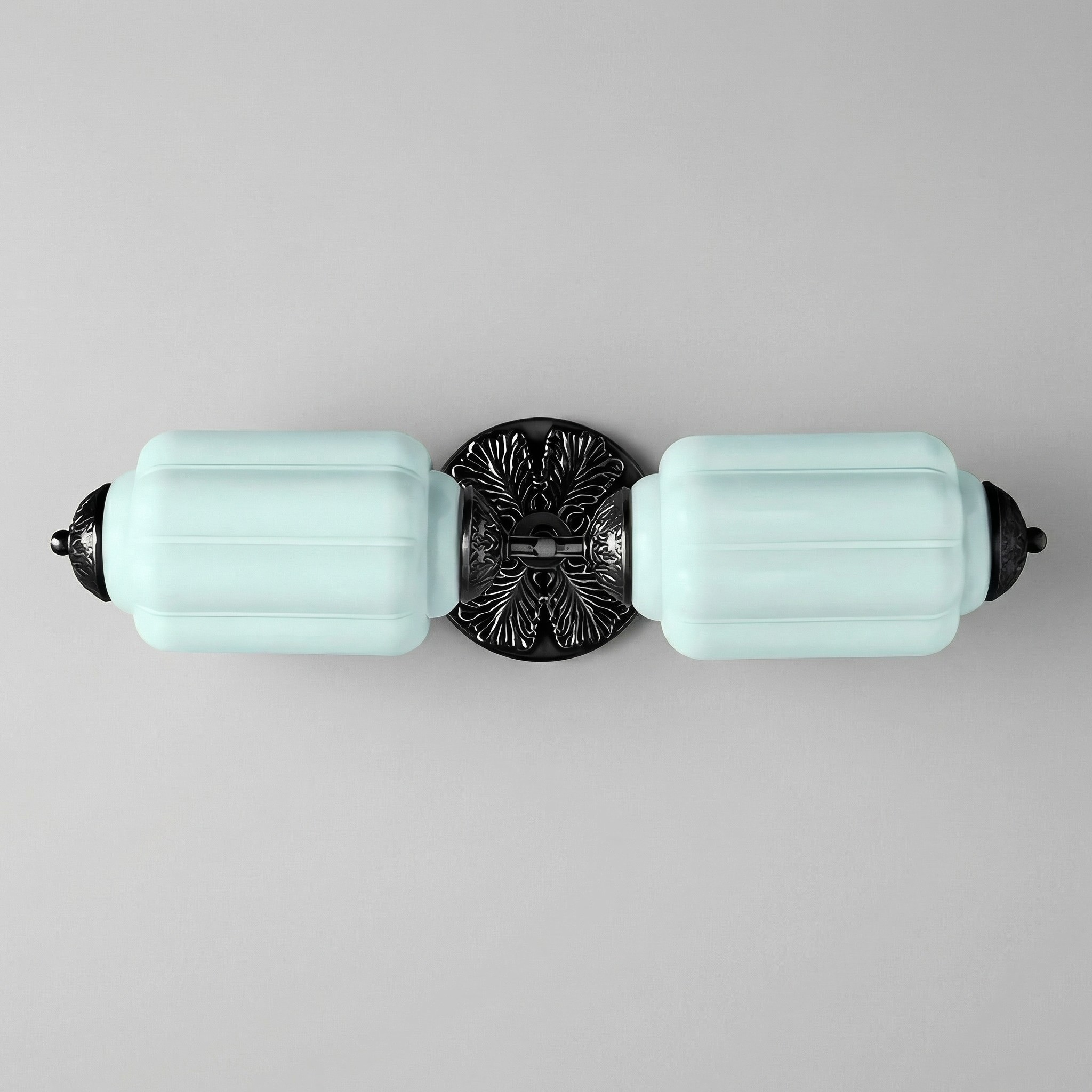 Hartnell Retro Colorful Art Deco Glass Eloise Wall Light