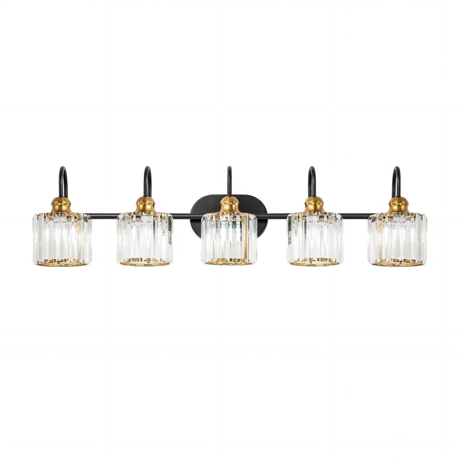 Naeris Modern Square Crystal Wall Sconce