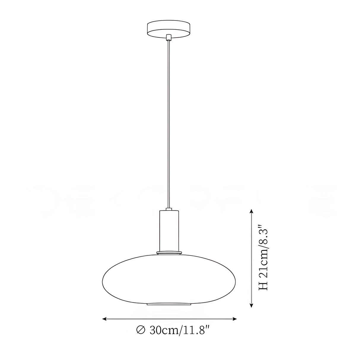 Cosima Modern Opal Glass Pendant Light