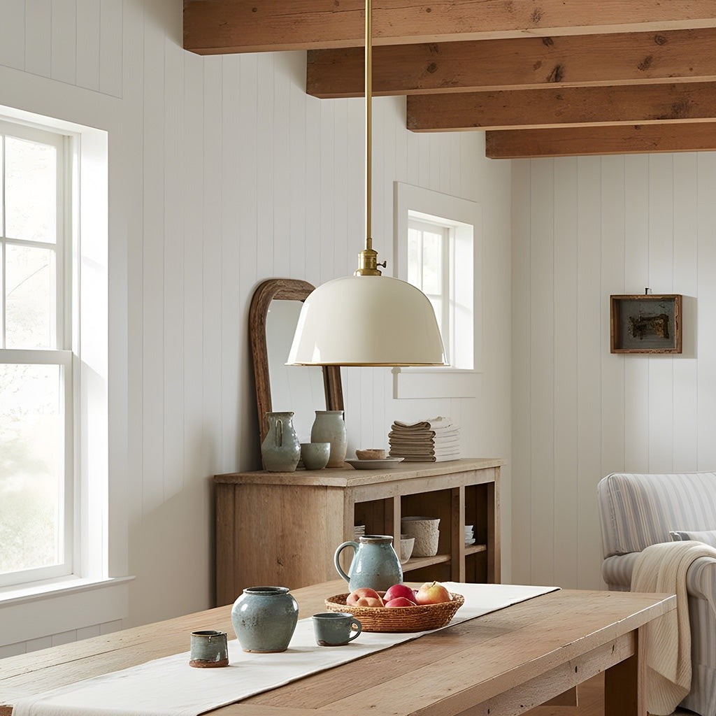 Pyrinxel Industrial Modern Metal Bell Shade Pendant Light