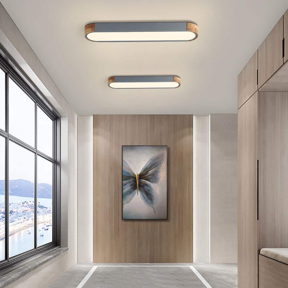 Carson Nordic Minimalist Led Rectangle Ceiling Light