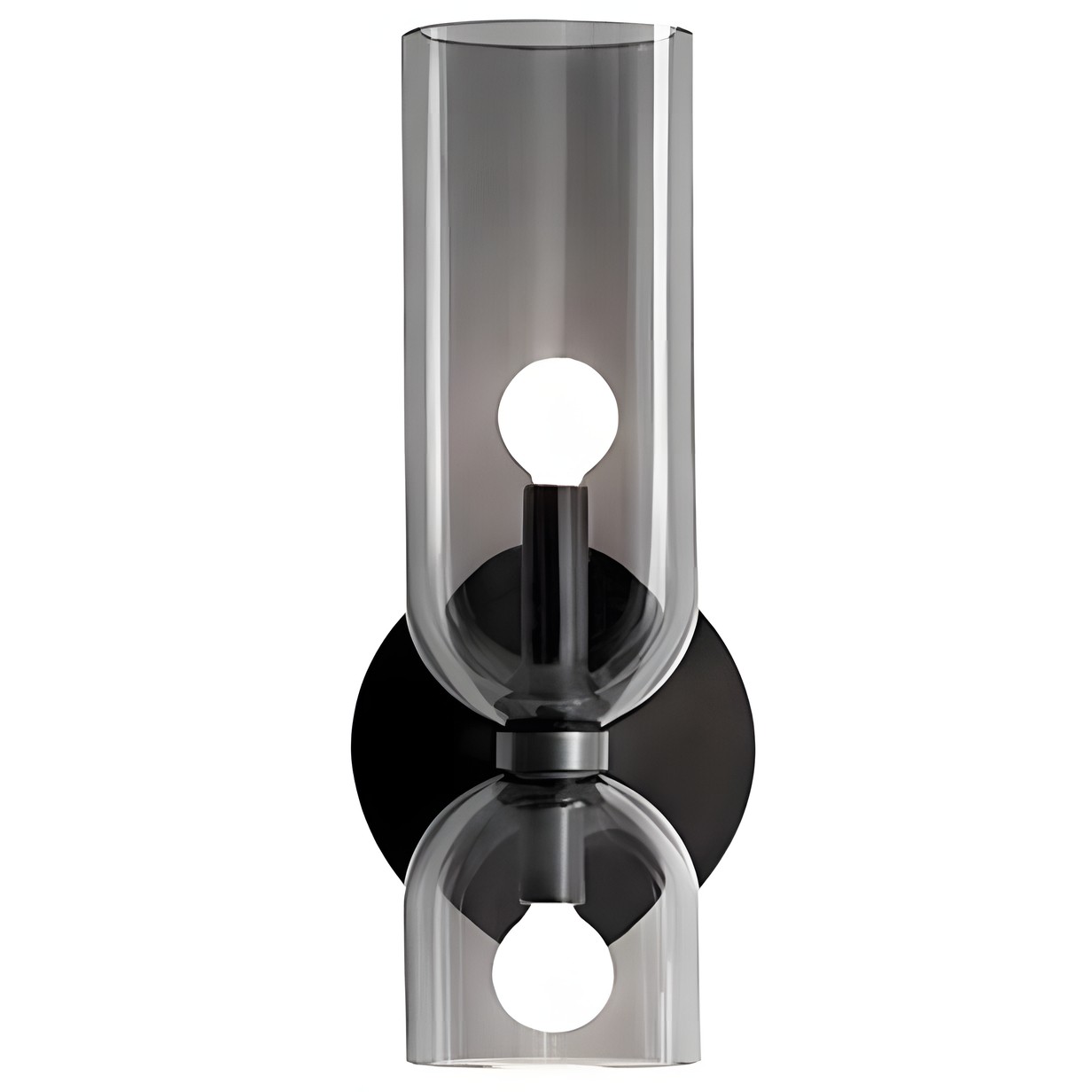 Trisia Modern Up Down Glass Wall Sconce