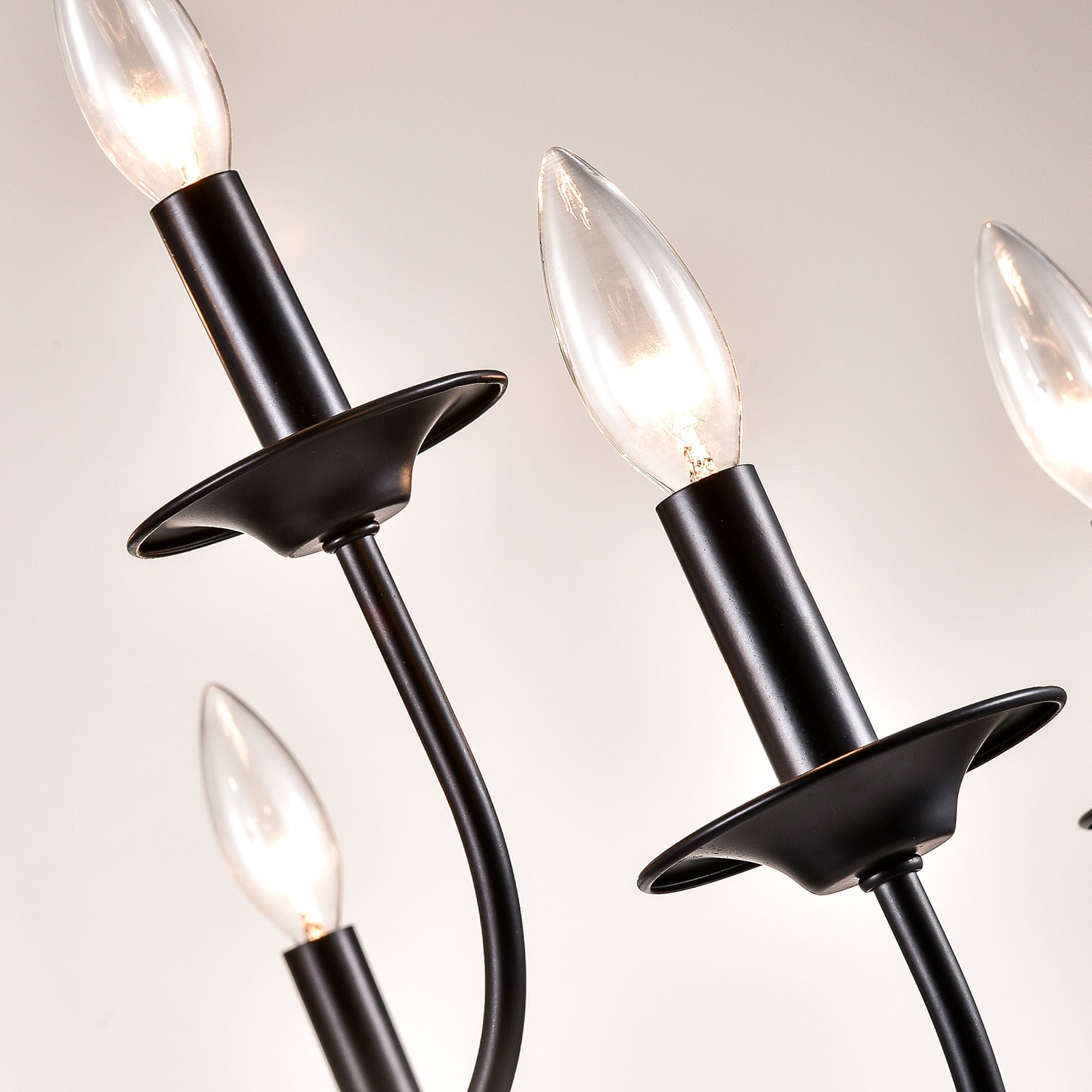 Caelestis Farmhouse 9 Light Metal Chandelier