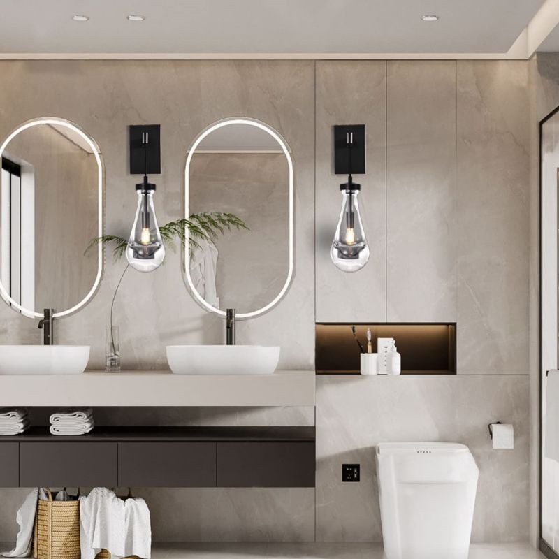 Ozonoa Raindrop Modern Solid Brass Wall Sconce