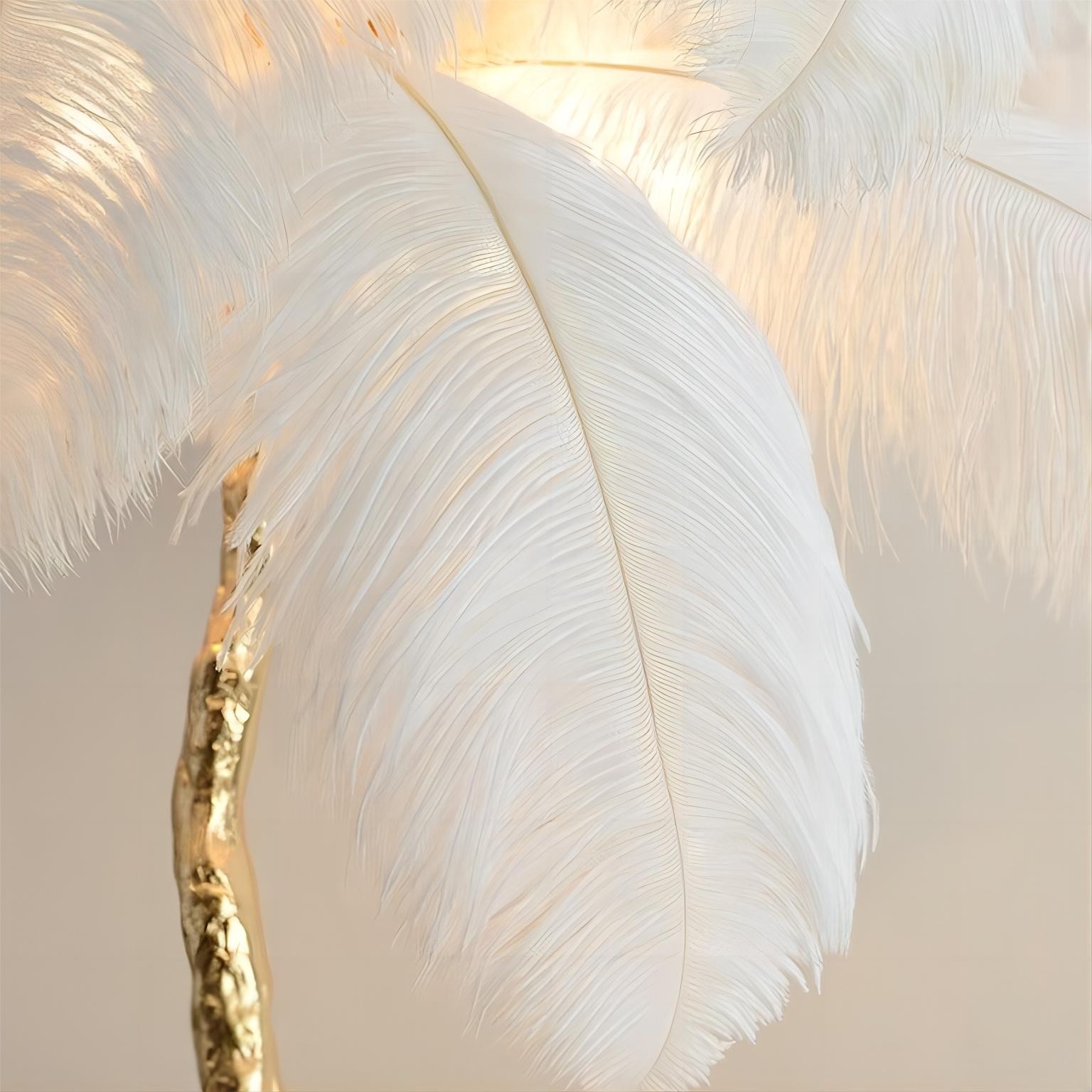 Aita Ostrich Feather Floor Lamp