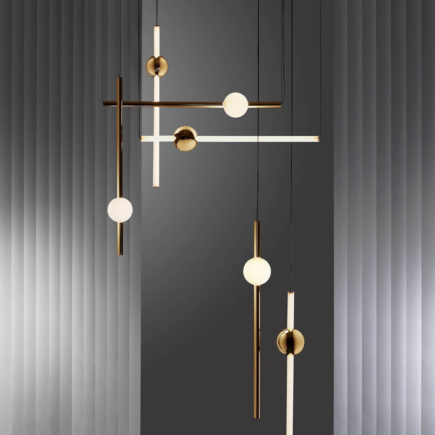 Orion Nordic LED Tube Pendant Light