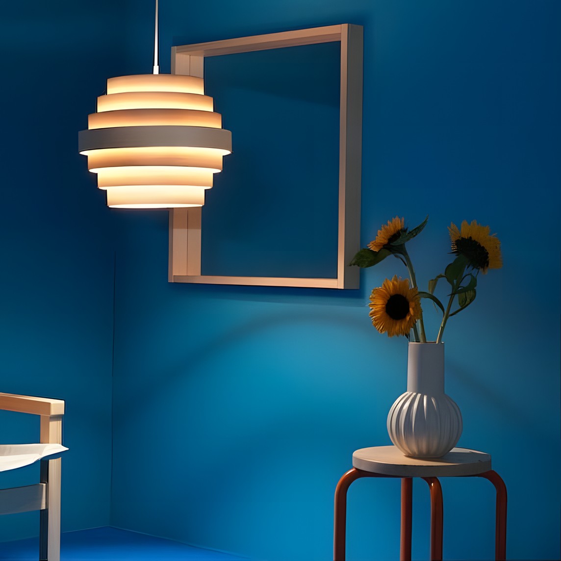 Emmeline Nordic Wood Multi Layer Pendant Light