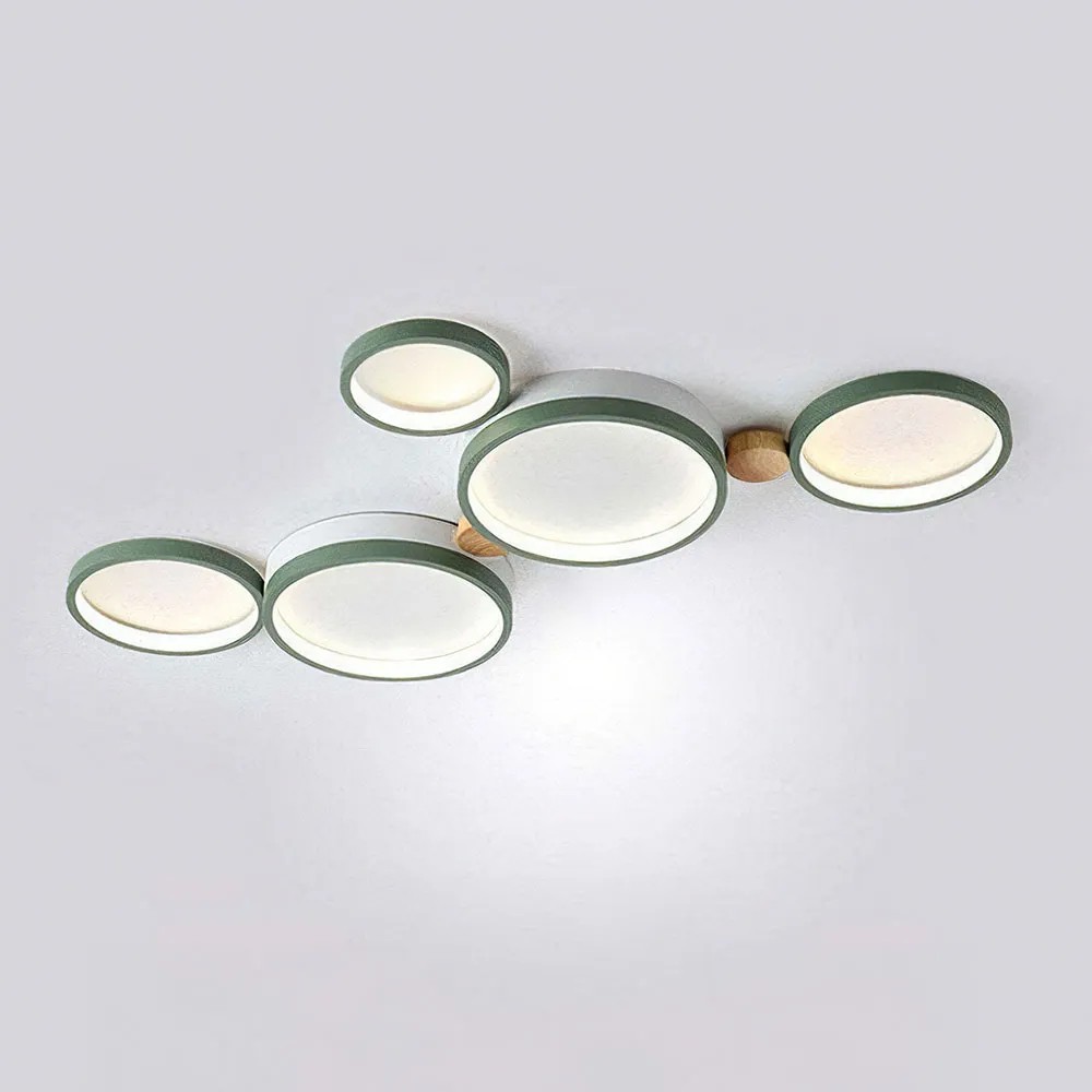 Phelith Modern Scandinavian Circle Ceiling Light