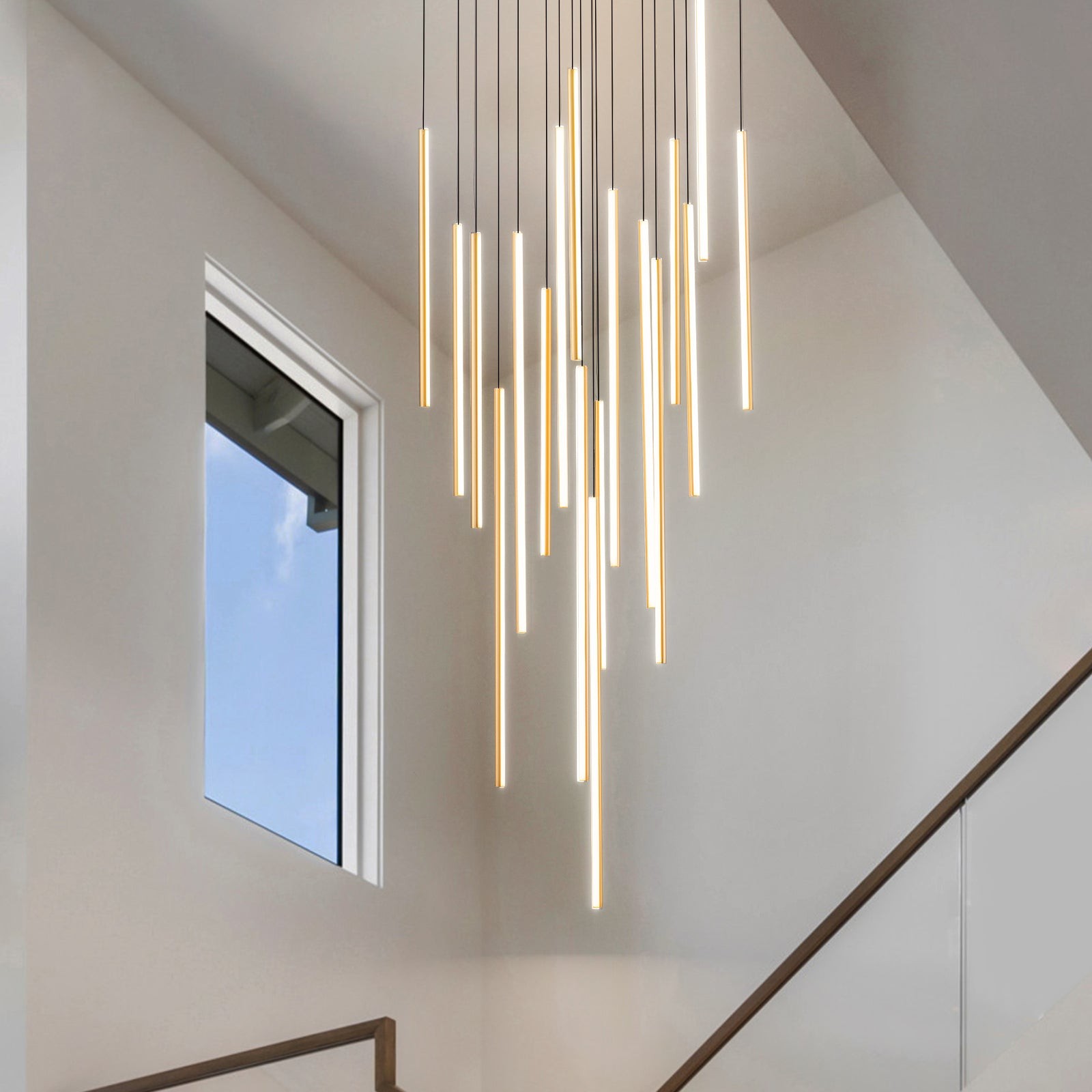Rory Modern Cluster Cylinder Led Pendant Light